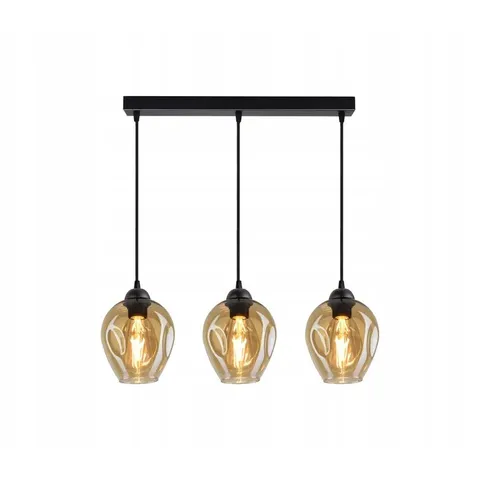 LIGHT BLACK CLUSTER PENDANT