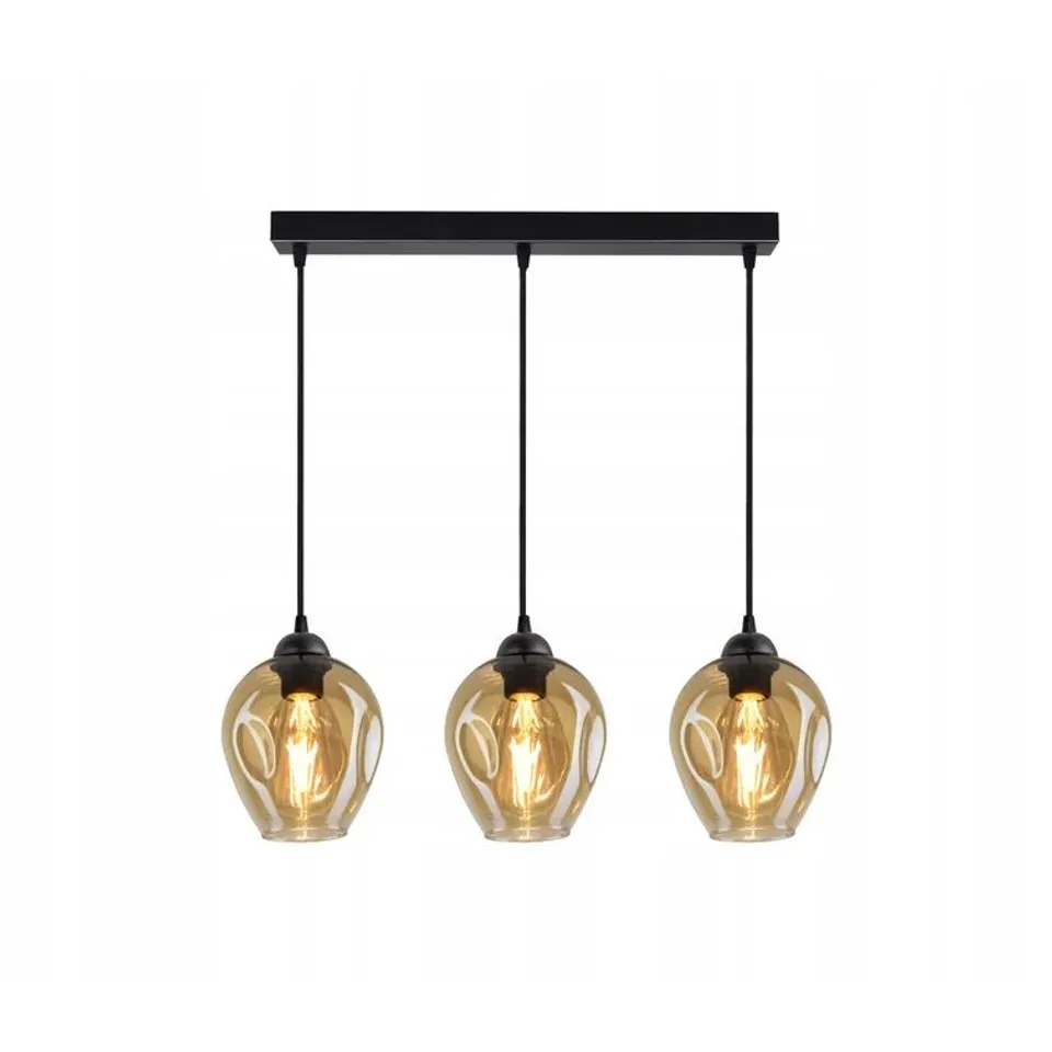 LIGHT BLACK CLUSTER PENDANT