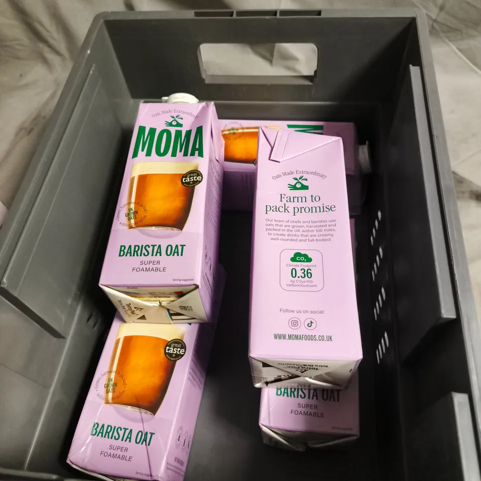 APPROXIMATELY 5 X MOMA BARISTA OAT – SUPER FOAMABLE OAT MILK 