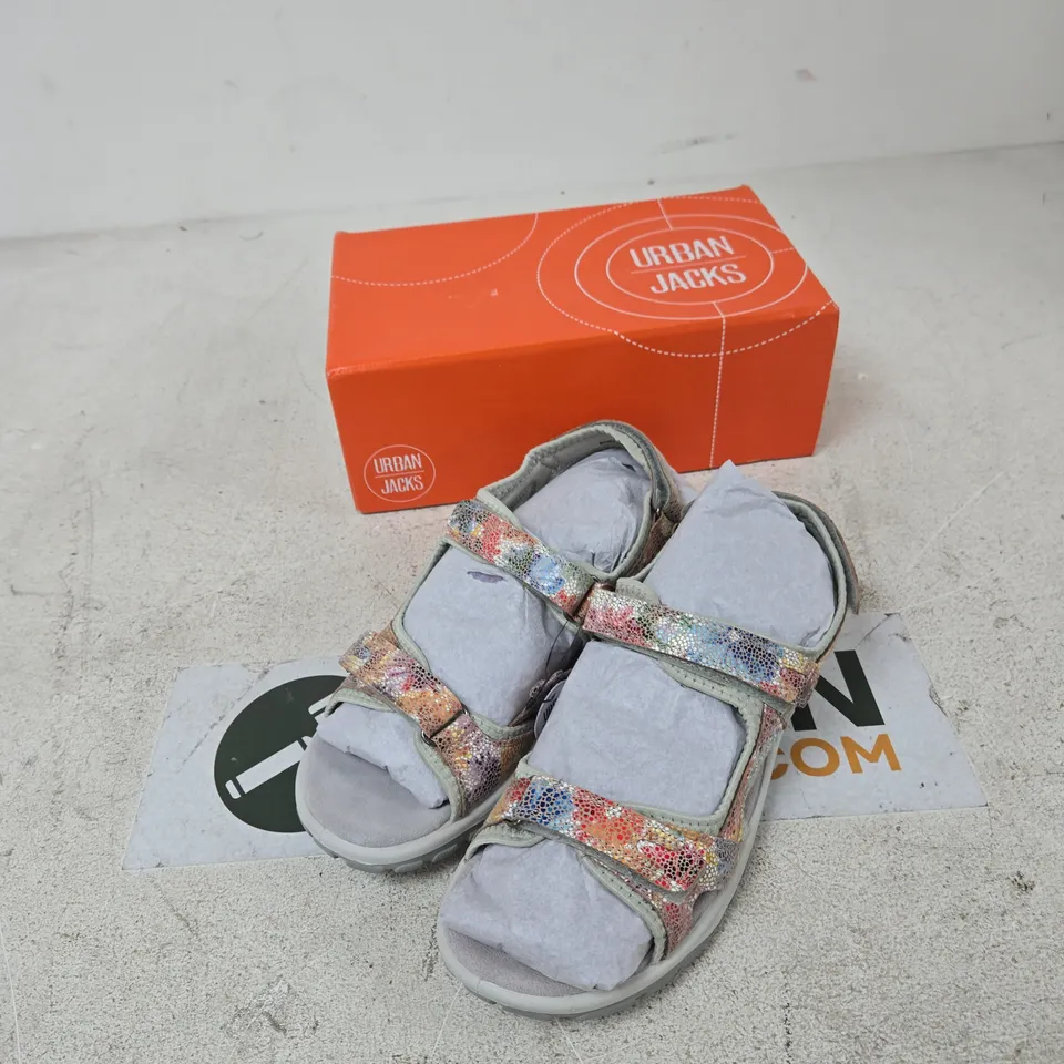 URBAN JACKS MANDY SANDALS – UK 7 (EU 40), GREY MULTI