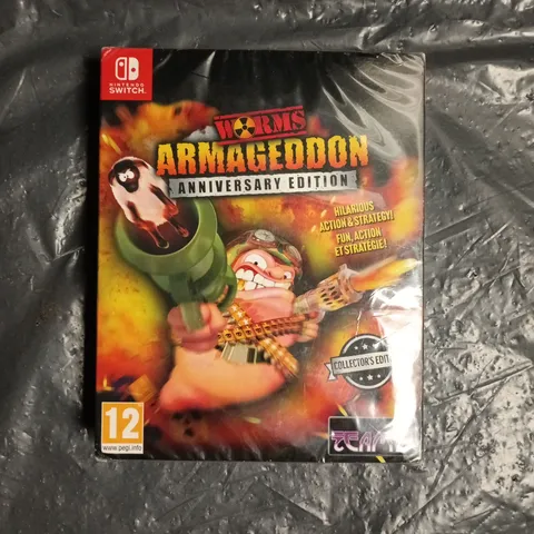 SEALED WORMS ARMAGEDDON ANNIVERSARY EDITION FOR NINTENDO SWITCH 