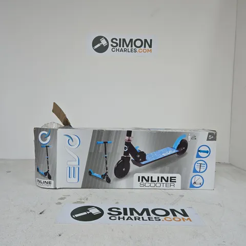 INLINE SCOOTER – BLUE KIDS KICK SCOOTER, BOXED (5+)