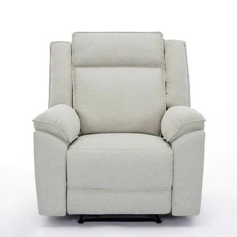 BOXED SKYE LINEN ELECTRIC RECLINER CHAIR IN BEIGE (1 BOX)