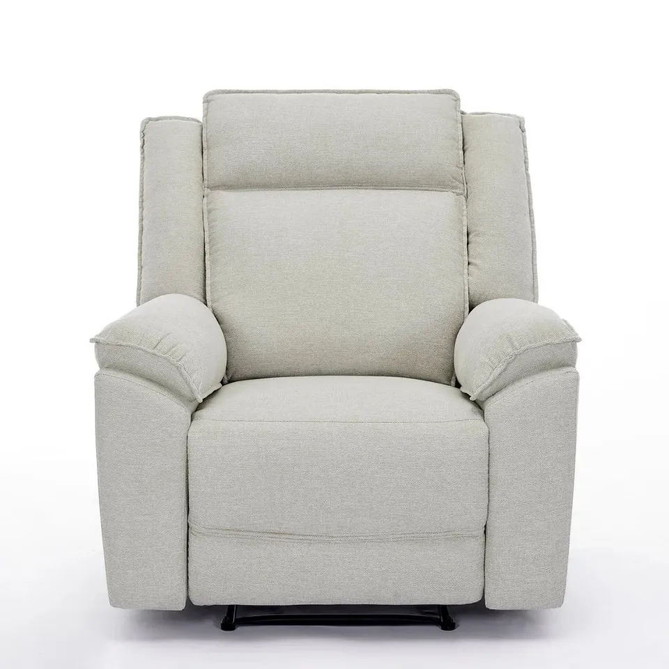 BOXED SKYE LINEN ELECTRIC RECLINER CHAIR IN BEIGE (1 BOX)
