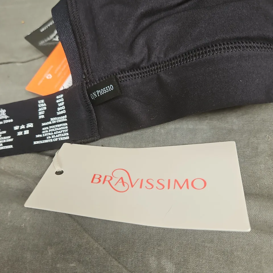 BRAVISSIMO FREEDOM NON WIRED SPORTS BRA 40F WITH TAGS