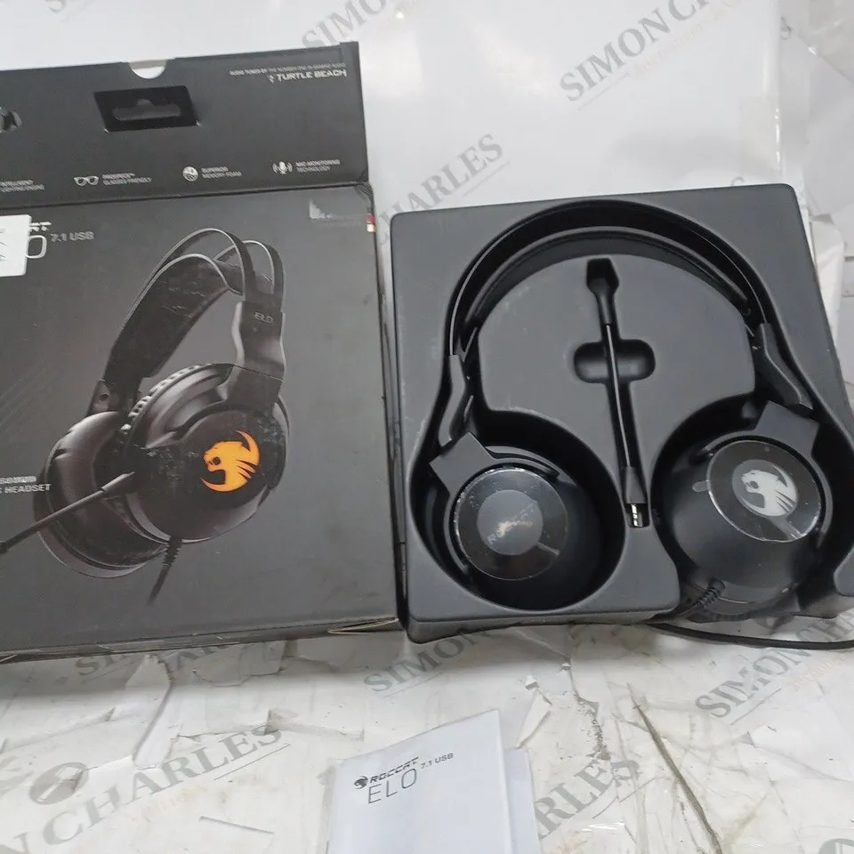 BOXED TURTLE BEACH SURROUND SOUND RGB GAMING HEADSET