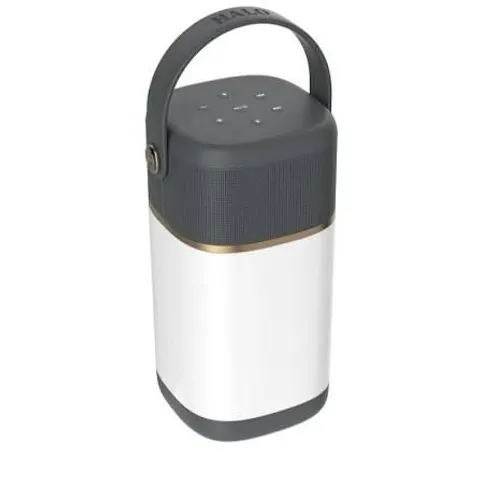 OUTLET VQ HALO PORTABLE BLUETOOTH SPEAKER, POWERBANK & LANTERN LIGHT GREY