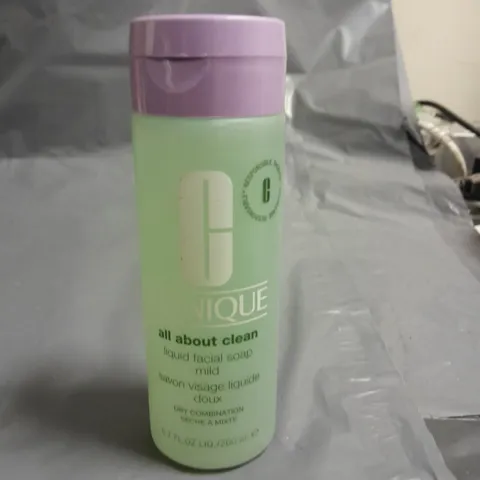 CLINIQUE ALL ABOUT CLEAN LIQUID FACIAL SOAP 200ML