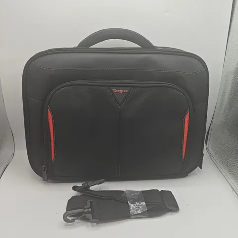 TARGUS LAPTOP BAG IN BLACK & RED