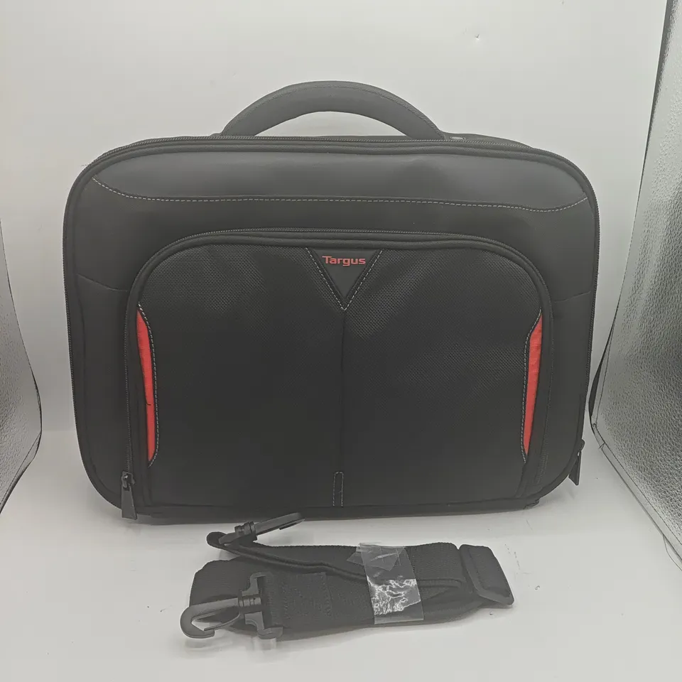 TARGUS LAPTOP BAG IN BLACK & RED