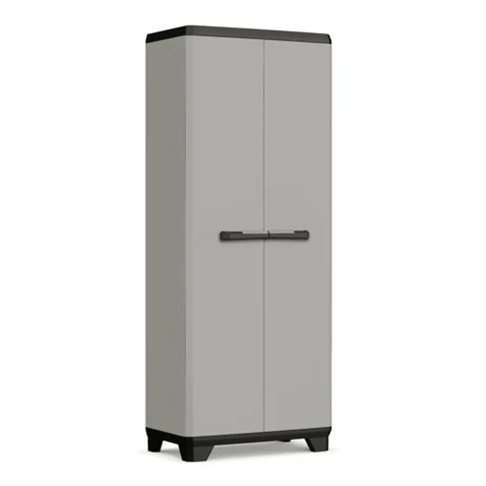 BOXED 173CM X 68CM X 39CM VERONA KETER STORAGE CABINET WITH SHELVES (1 BOX)