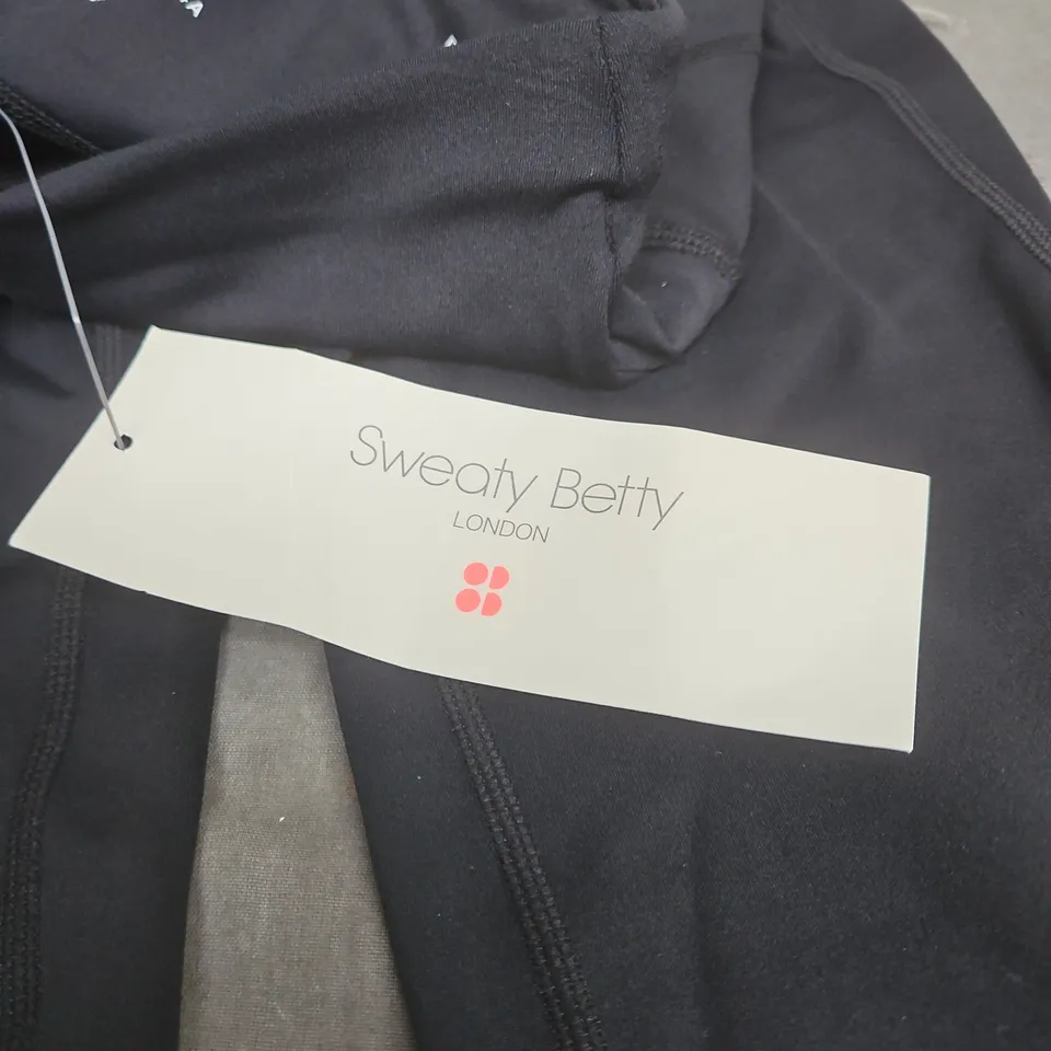 SWEATY BETTY XS BLACK LEGGINGS WITH TAGS