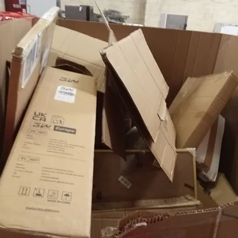 PALLET OF ASSORTED HOUSEHOLD GOODS AND PRODUCTS TO INCLUDE;BIKE, CAMPING WAGON,PHOTO FRAME