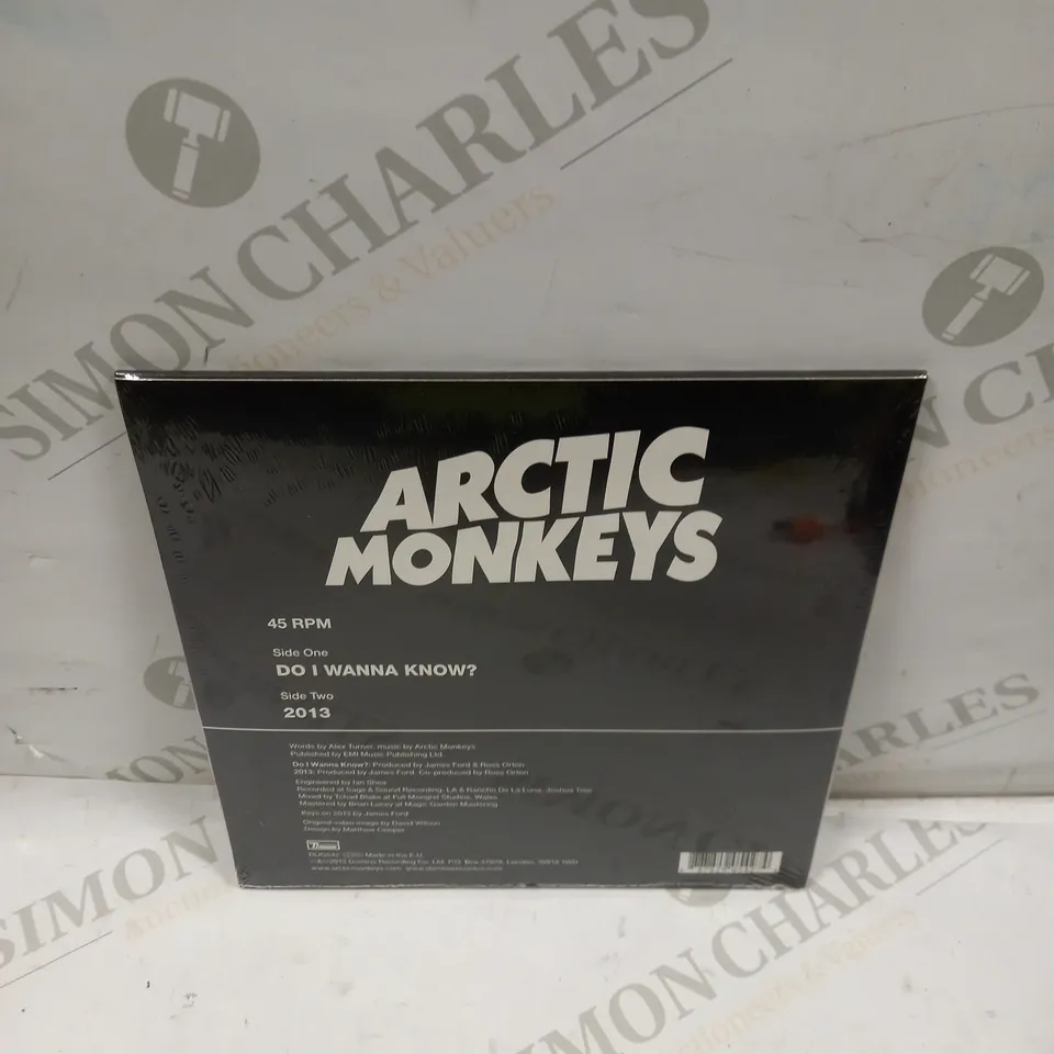 SEALED ARCTIC MONKEYS DO I WANNA KNOW? 7" VINYL 