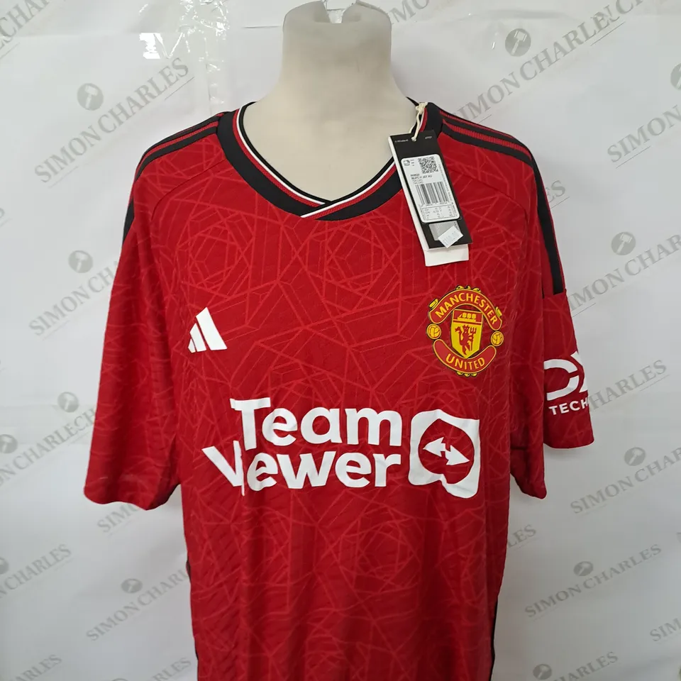 MANCHESTER UNITED FC HOME SHIRT SIZE XL
