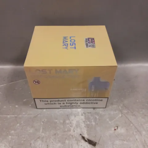 BOXED SEALED LOST MARY BM600 DISPOSABLE PODS - PINEAPPLE ICE 