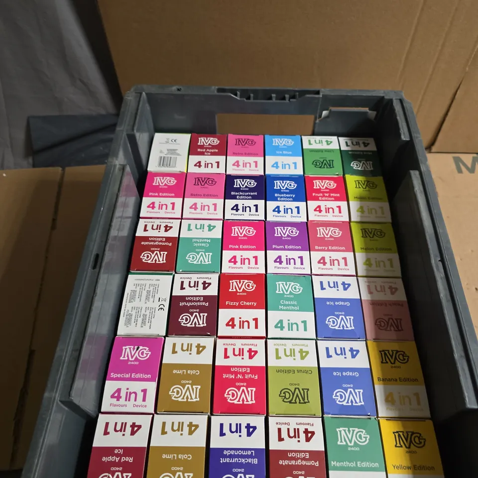 LOT OF APPROXIMATELY 20 IVG 4-IN-1 ECIGARETTES VARIOUS FLAVOURS