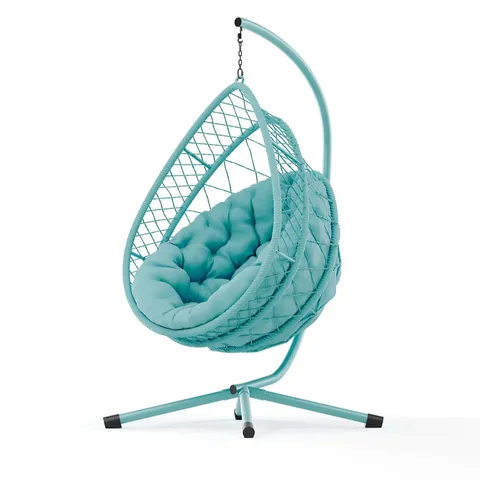 GARDEN STORIES SORBET COLLECTION OSLO COLLAPSING HANGING EGG CHAIR