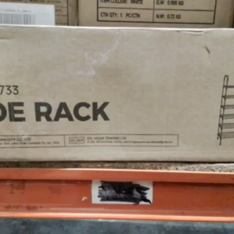 BOXED SHOE RACK BLACK