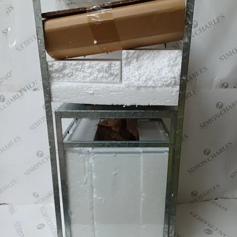 BUNDLEBERRY BY AMANDA HOLDEN OUTDOOR GALVANISED STEEL SHELVES WITH LANTERN - COLLECTION ONLY