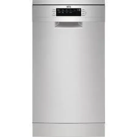 AEG 7000 FFB73527ZM FREESTANDING SLIMLINE DISHWASHER, STAINLESS STEEL