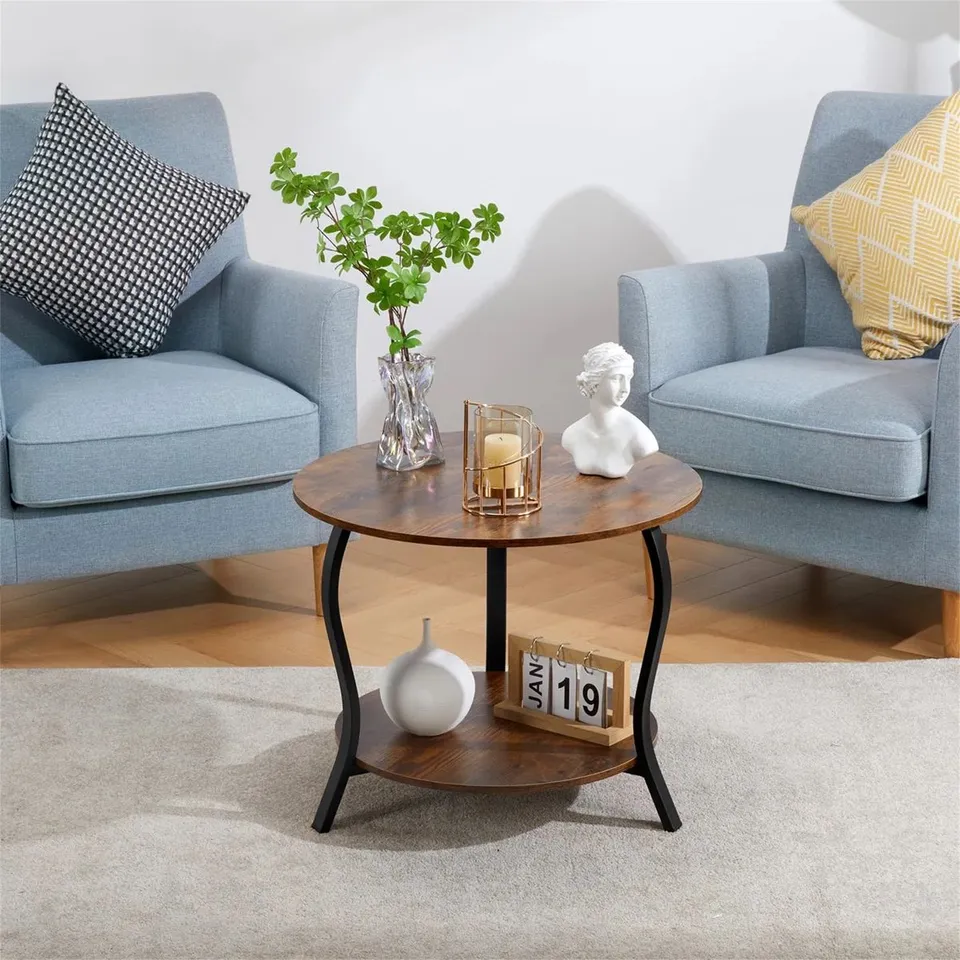 BOXED AERIK COFFEE TABLE WITH STORAGE -BLACK-