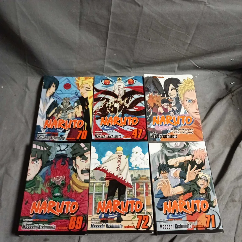large quantity of NARUTO MANGA COLLECTION BY MASASHI KISHIMOTO