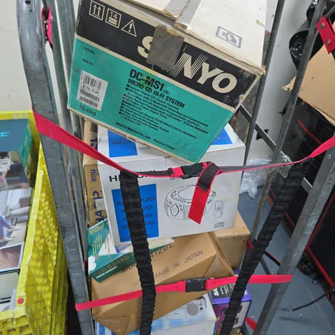 LARGE QUANTITY OF AN ASSORTMENT OF ELECTRICAL DEVICES TO INCLUDE DVD PLAYERS, HI-FI SYSTEMS, VHS PLAYERS ETC - COLLECTION ONLY 