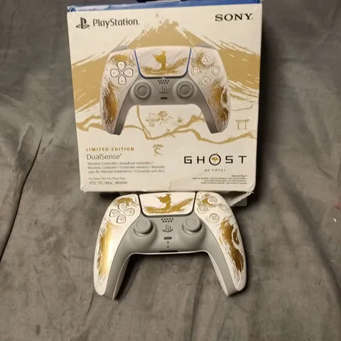 PLAYSTATION 5 DUALSENSE WIRELESS CONTROLLER – GHOST OF TSUSHIMA LIMITED EDITION (BOXED)
