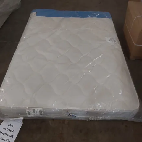 QUALITY BAGGED MEMORY FOAM 135CM DOUBLE MATTRESS