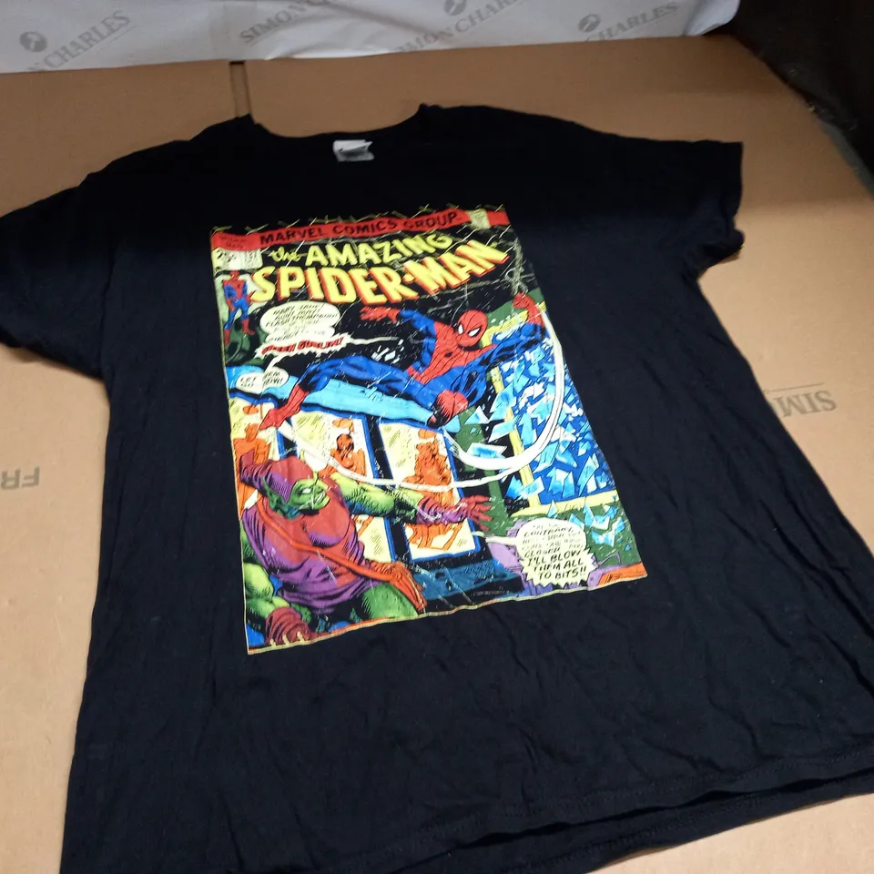 MARVEL BLACK T-SHIRT - XL 