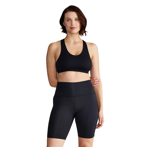 TOMMIE COPPER LOWER BACK SUPPORT COMPRESSION SHORTS BLACK XXXL