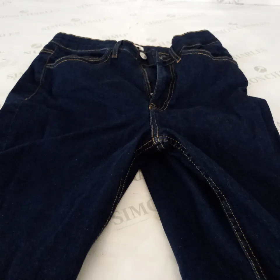 NOBODYS CHILD MID RISE SKINNY JEANS IN BLUE - SIZE 10