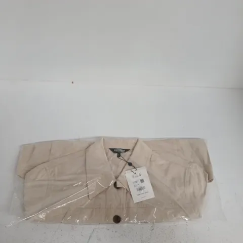 WHISTLES MIA POCKET DETAIL JACKET – BEIGE, UK 14 (EU 42)