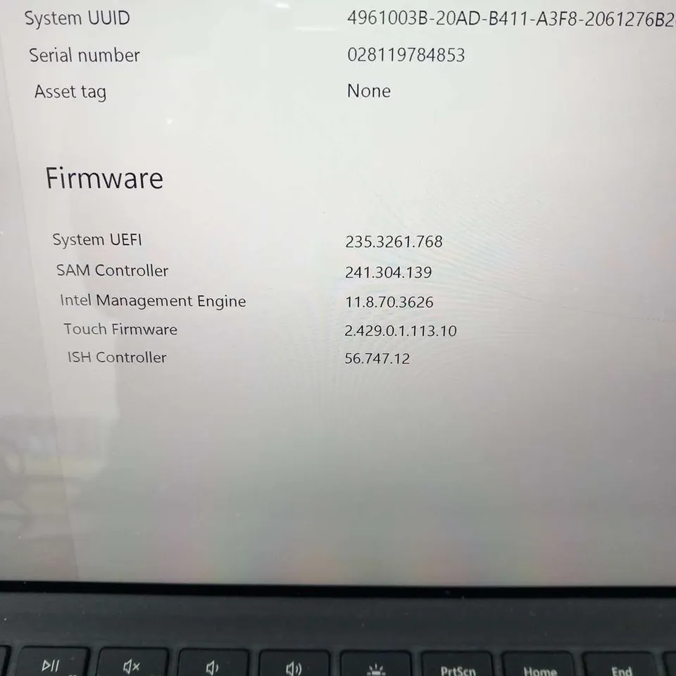 MICROSOFT SURFACE PRO 6 256GB 1796