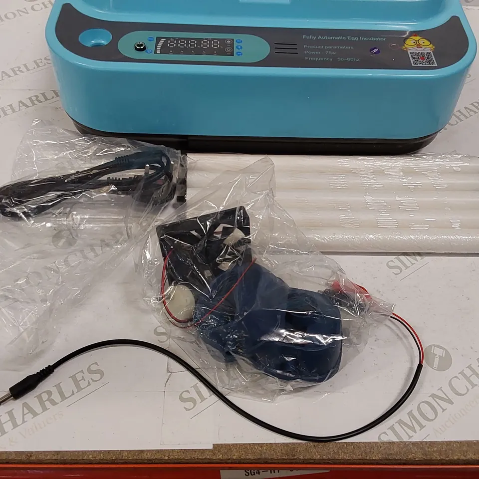 BOXED 24 EGG FULLY AUTOMATIC 75W EGG INCUBATOR (1 BOX)