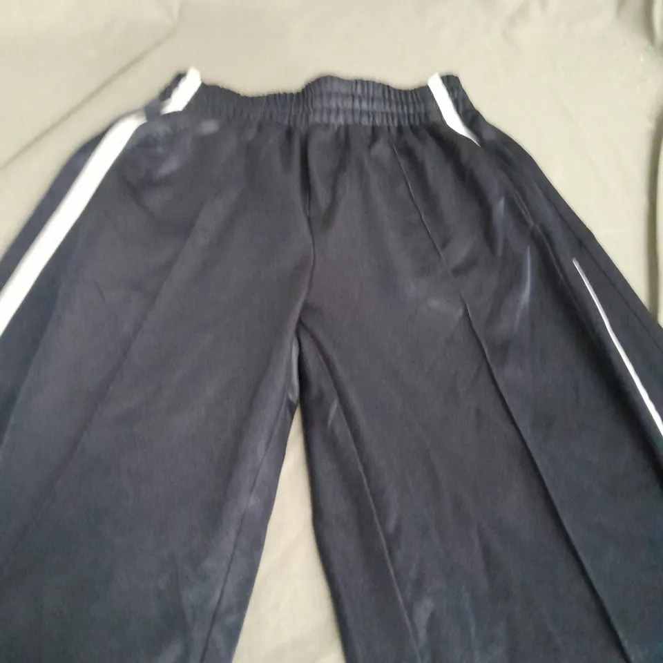 BERSHKA NAVY TRACKSUIT PANTS - XS