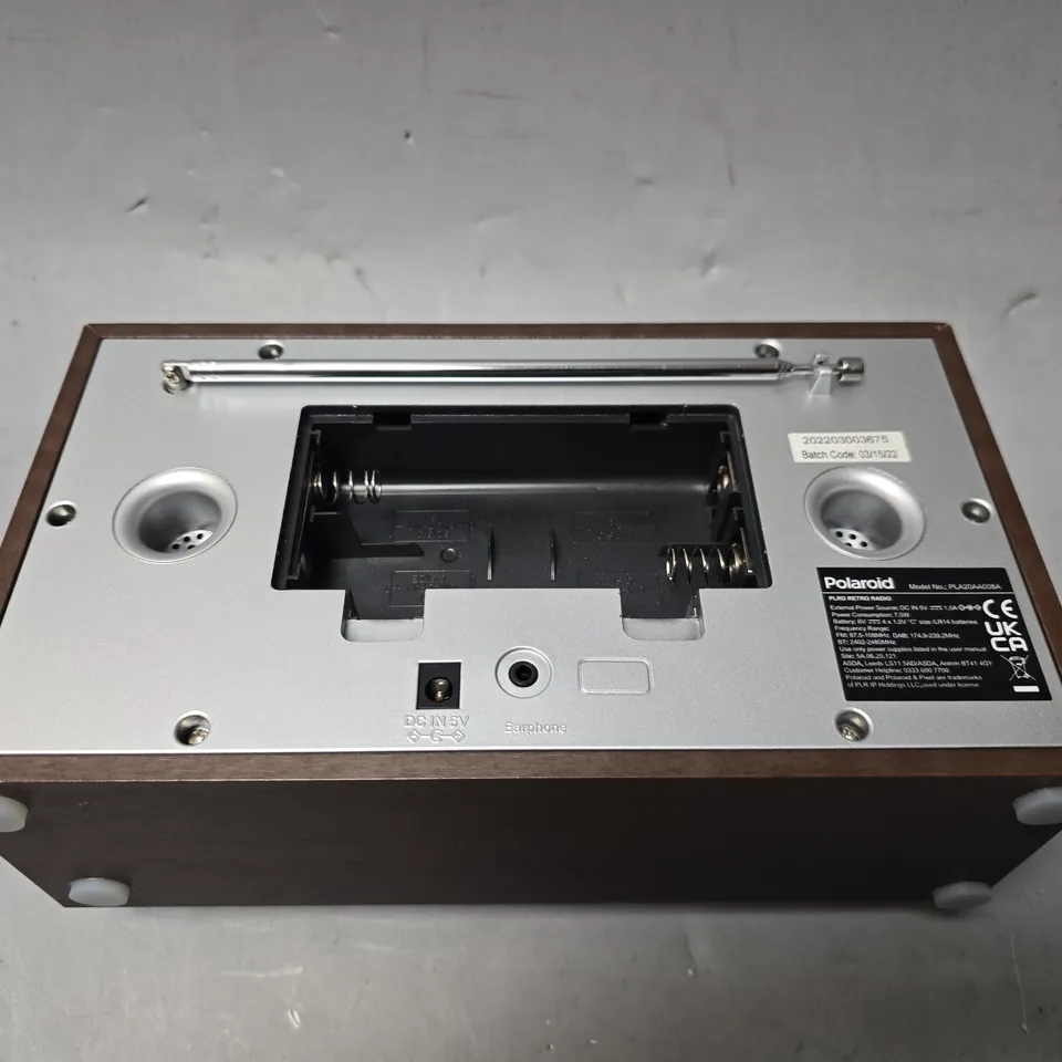 POLAROID PLRD RETRO RADIO 