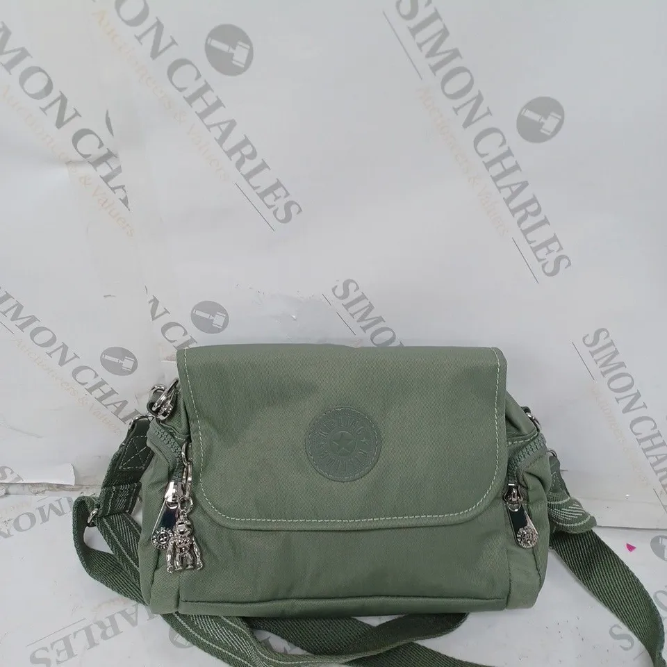 KIPLING KHAKI SHOULDER BAG 