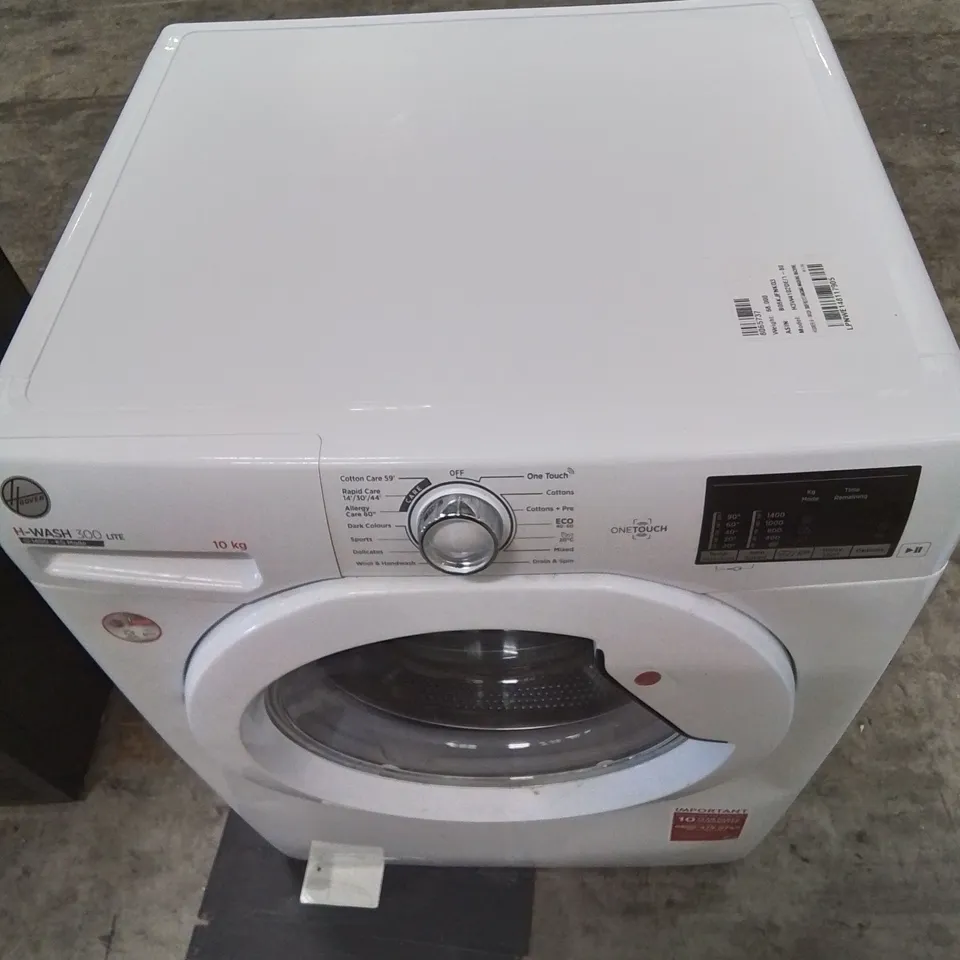 HOOVER H-WASH 300 FREESTANDING 10KG WASHING MACHINE IN WHITE -COLLECTION ONLY-