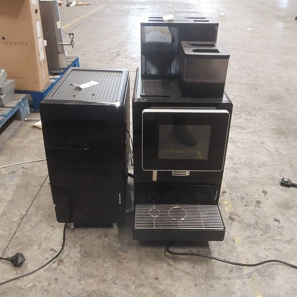 FRANKE A600 COMMERCIAL COFFEE MACHINE WITH MILK CHILLER