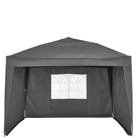 2.5 X 2.5 POP UP GAZEBO WITH 3 SIDE PANELS - COLLECTION ONLY