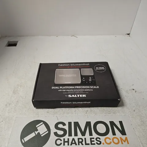 HESTON BLUMENTHAL DUAL PLATFORM PRECISION SCALE SALTER