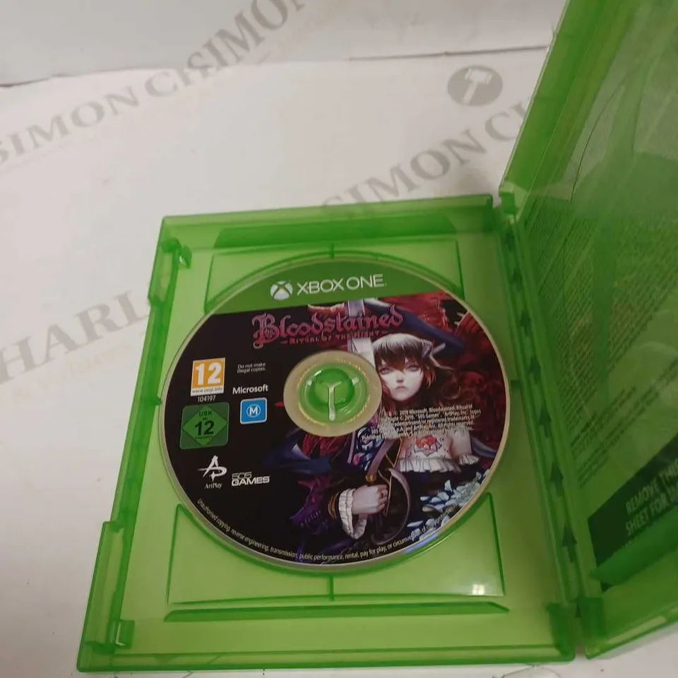 XBOX ONE BLOODSTAINES RITUAL OF THE NIGHT 
