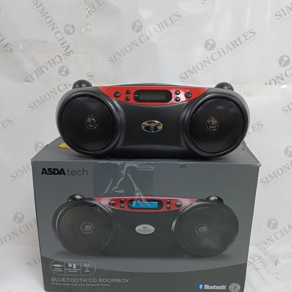 BOXED BLUETOOTH CD BOOMBOX