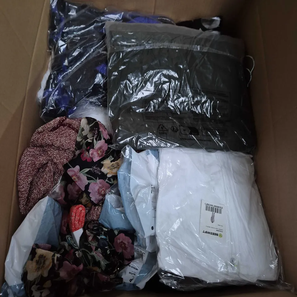 APPROXIMATELY 25 ASSORTED CLOTHING AND FASHION PRODUCTS IN VARIOUS STYLES AND SIZES - COLLECTION ONLY