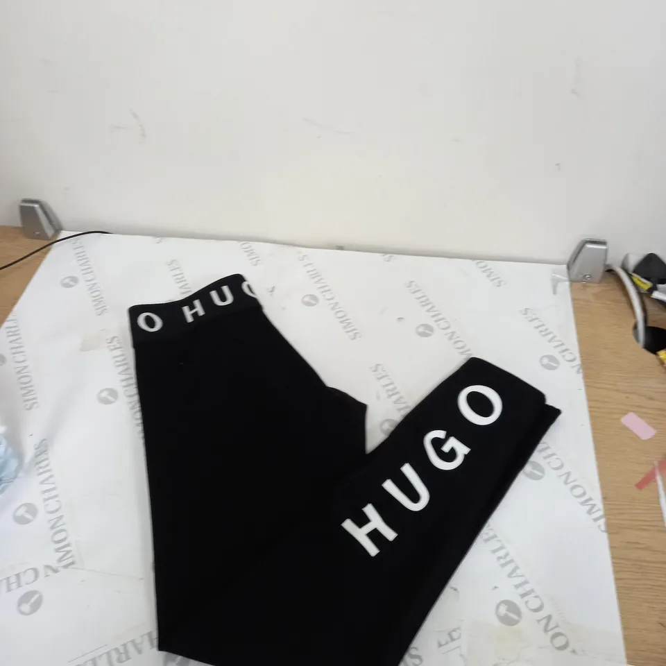 HUGO LEGGINGS BLACK/WHITE - MEDIUM
