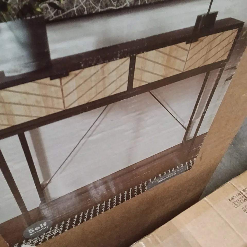 BOXED DUNELM NIXON CONSOLE TABLE - BLACK (1 BOX)