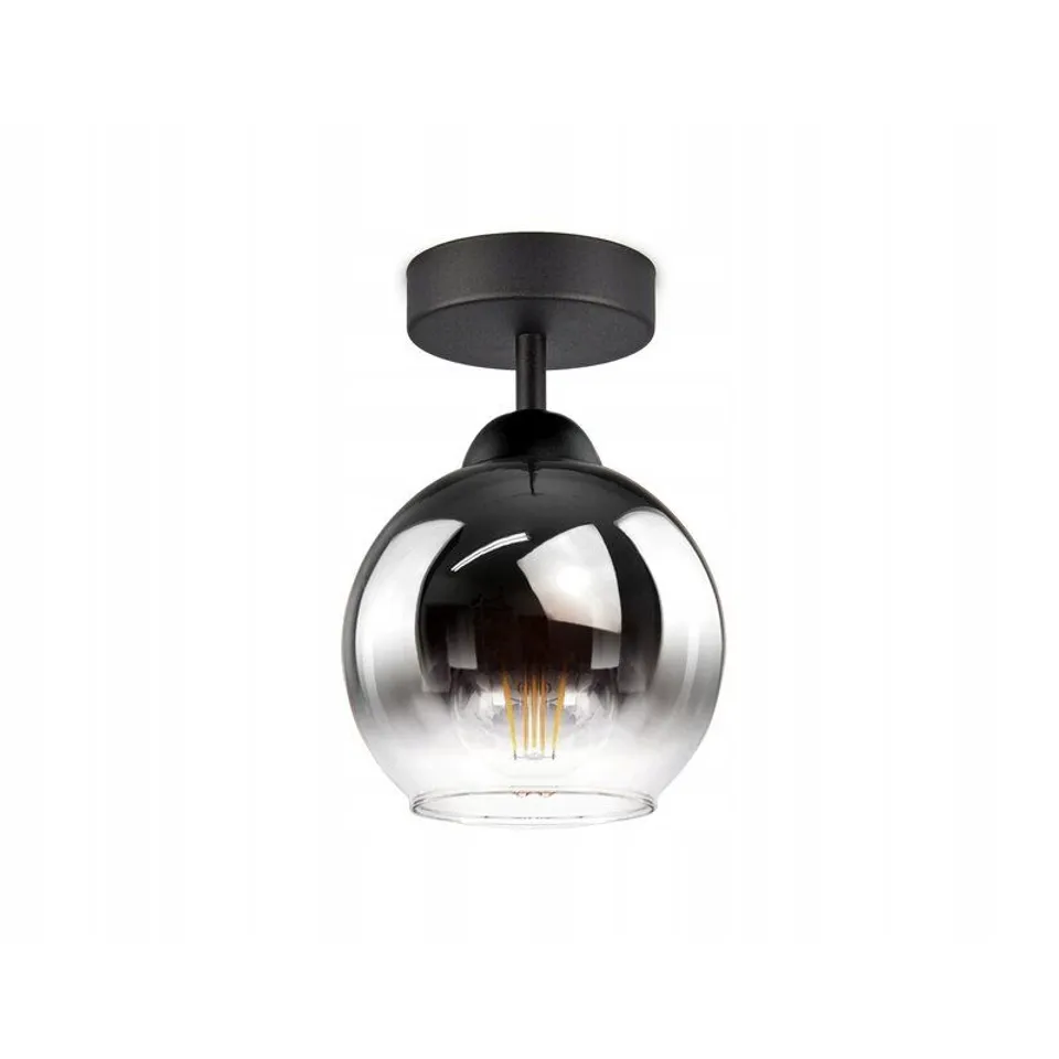 BOXED VERMILI 1 LIGHT 15CM SEMI FLUSH MOUNT