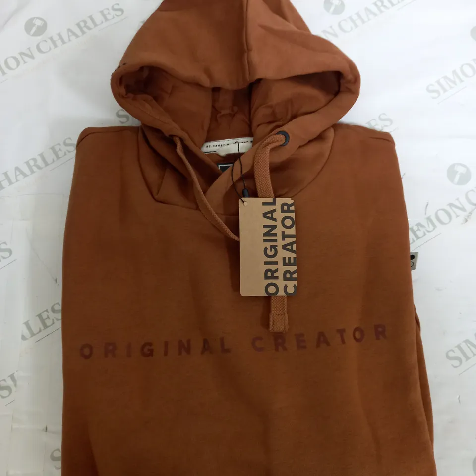 ORIGINAL CREATORS HOODIE IN BROWN - MEDIUM